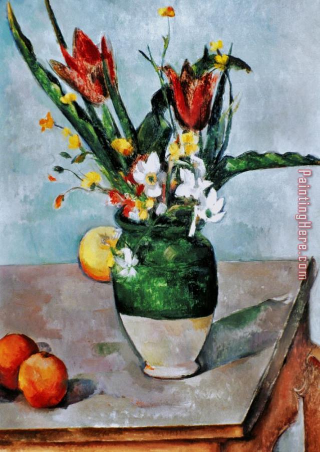 Paul Cezanne Cezanne Tulips 1890 92